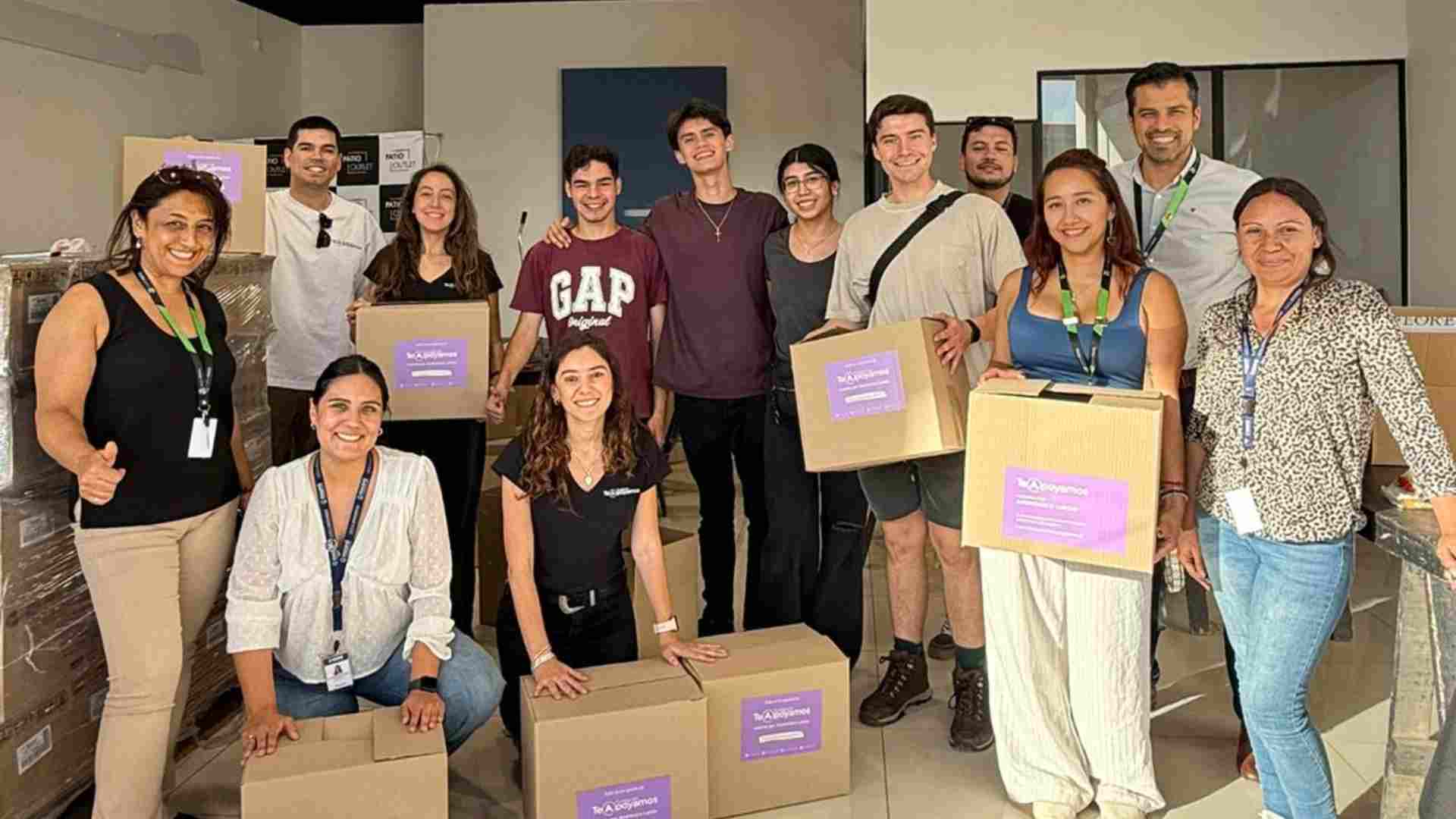 Fundación Te Apoyamos entrega 500 kits de limpieza para las familias afectadas por las inundaciones en Maipú